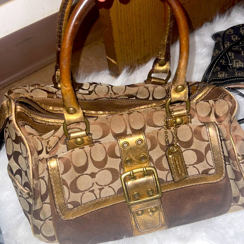 Vintage Coach Purse holographic